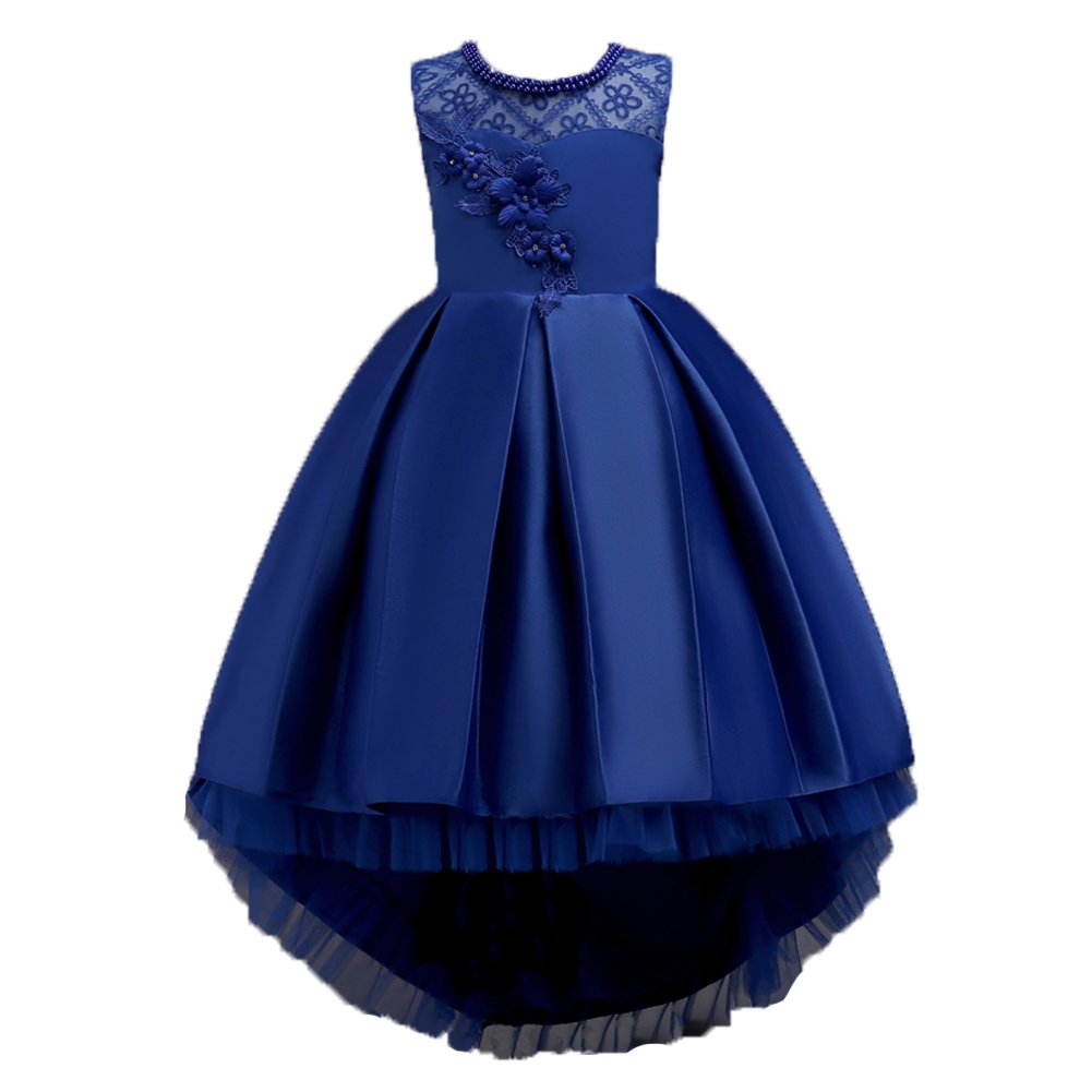 Robe de soirée pour Enfant Fille - Robe de Princesse avec Fleurs