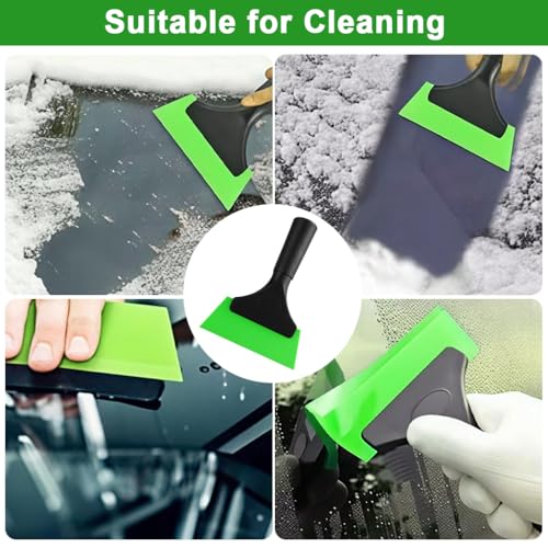 Image of STHIRA Window Tint Scraper, 5-inch Window Film Rubber Squeegees for Paint Protection Film, Decorative Vinyl Wraps, Non-Abrasive Bubble Free Film Applicator