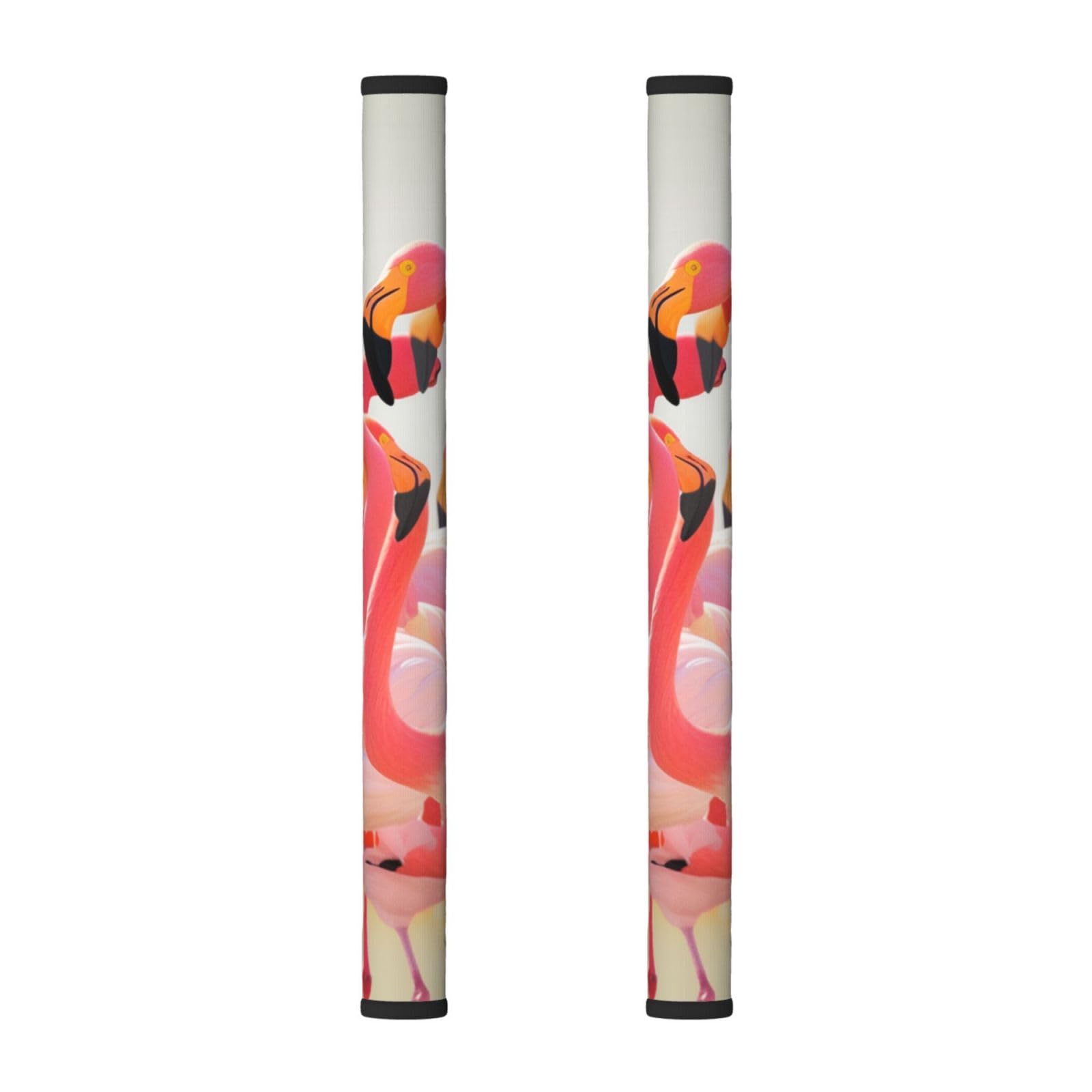 VGFJHNDF Refrigerator Door Handle Covers 2-Pack, Flamingos Partying Printed Protect and Decorate for Fridge Ovens Dishwashers