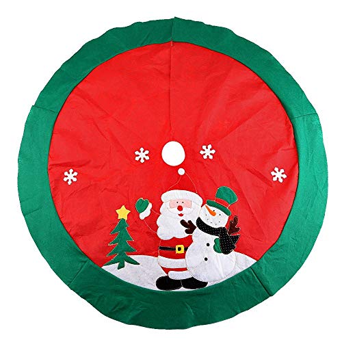 Uten Delantal de árbol de Navidad de 100 cm, Falda Elegante, práctico, Creativo, Duradero, Base de árbol, decoración de Navidad, Adorno de Vacaciones, Fiesta en casa, Alfombra, Delantal