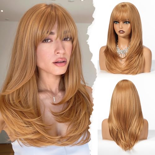 Perruques pour femmes HAIRCUBE droites mi-longues