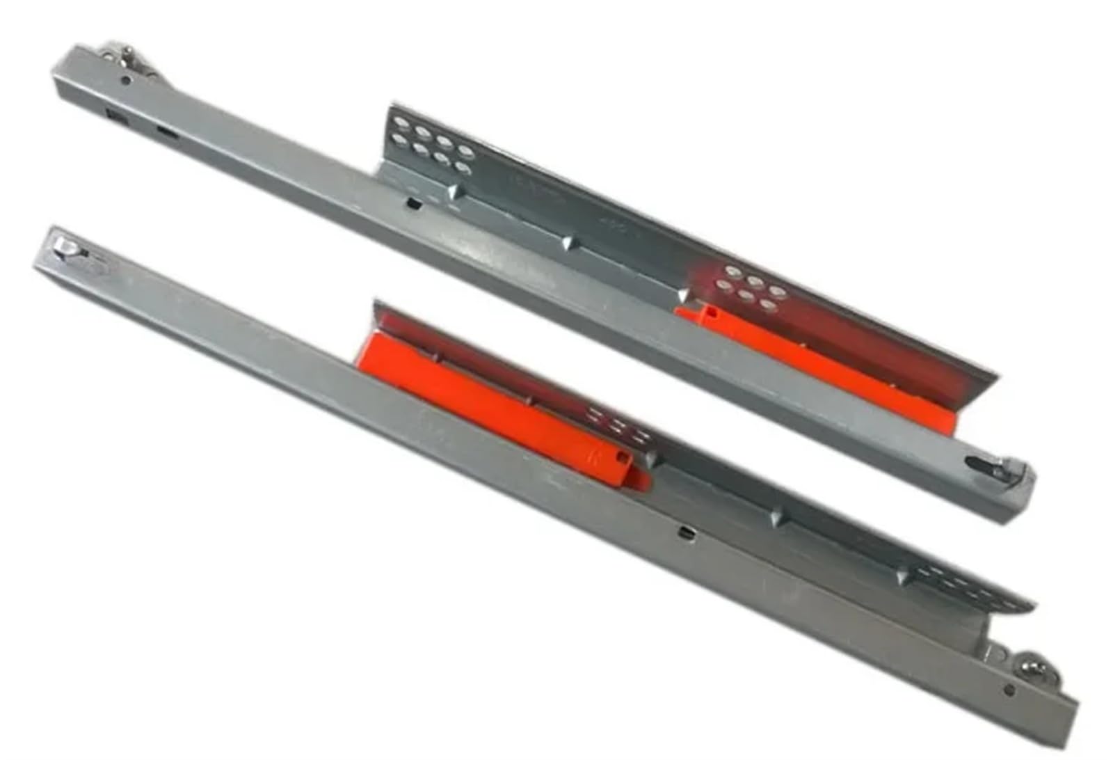 Kompatibel mit DTC Push Open Schubladenführung | Untermontierte 25-kg-Rebound-Schrankführungsschienen(14inches 350MM)