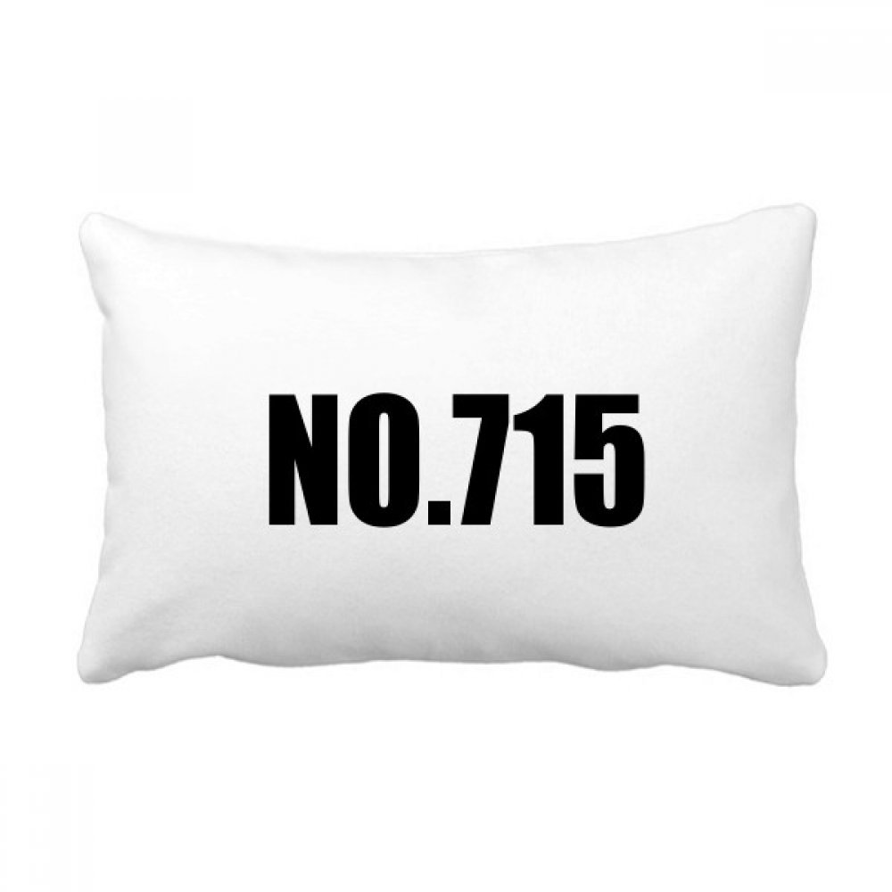 Oreiller lombaire Chanceux Numéro multicolor 16x24 pouces avec insert pour canapé