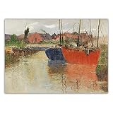 Kits De Numéros De Peinture Adolf Kaufmann, Chioggia, 1901, Peinture Par Numéros Bricolage Peinture À L'Huile Toile Impression Mur Art Décoration De La Maison