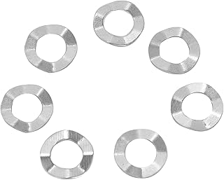 Spring Washer, Stainless Steel Wave Lock Washer Gasket Spring Locking Washers Assortment Kit 200pcs M6, Wave Washers Wave Springs (M8(50PCS))