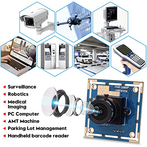 Caméra USB grand angle pour système de vision Android et projets informatiques DIY - 7