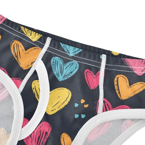 Colorful Heart Valentine Toddler Boy's Underwear 2T 202c00954