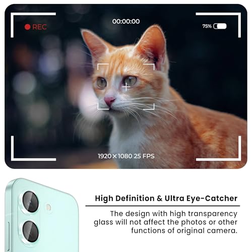Image of FIRST MART Blue Camera Ring Guard Protector for Poco X8 Pro | Tempered Glass with Metal Alloy Rings, HD Clear, Scratch Resistant, Case-Friendly | Pack of 1