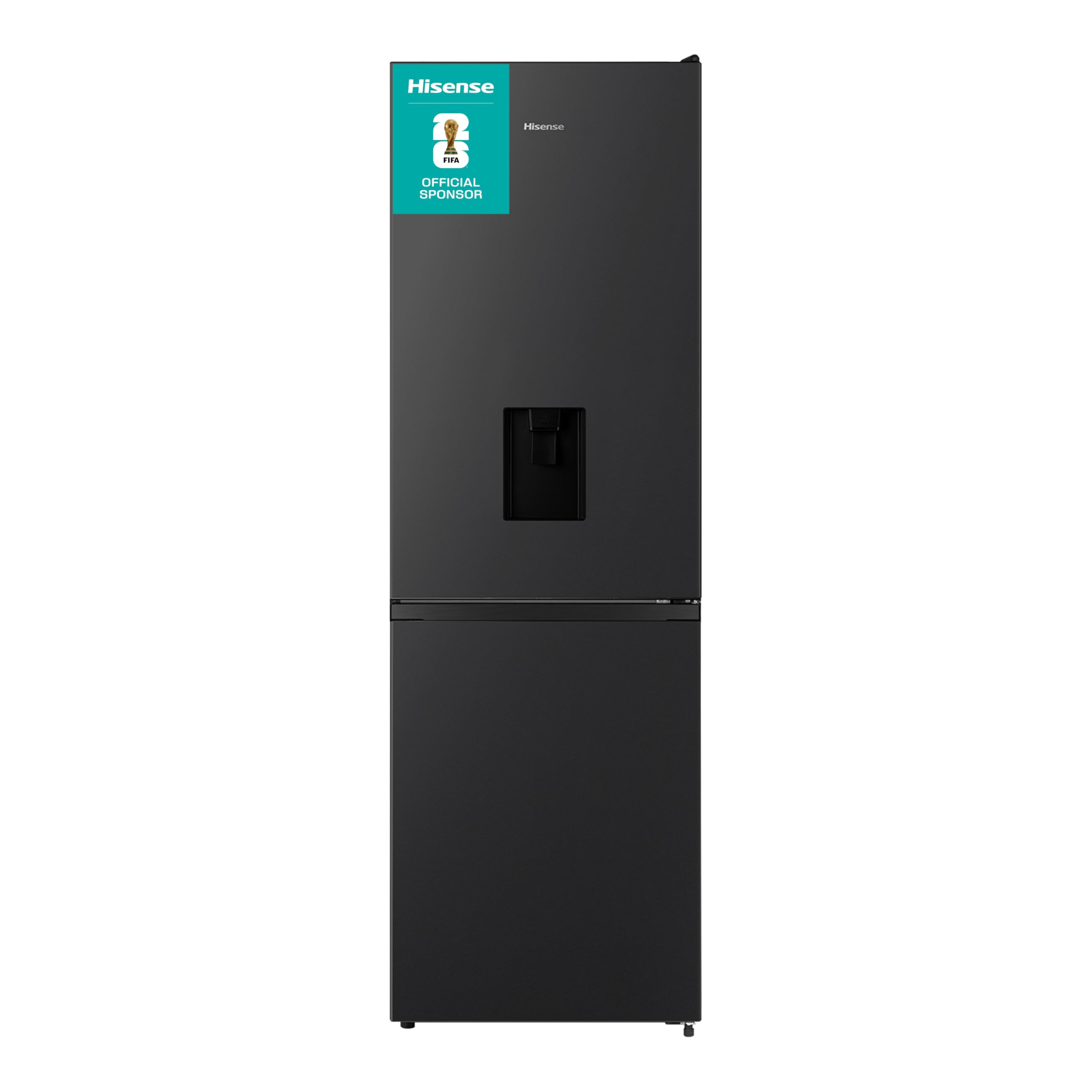 Hisense Rb390N4Wbe 60Cm Wide, Total No Frost, Freestanding Fridge Freezer - Black