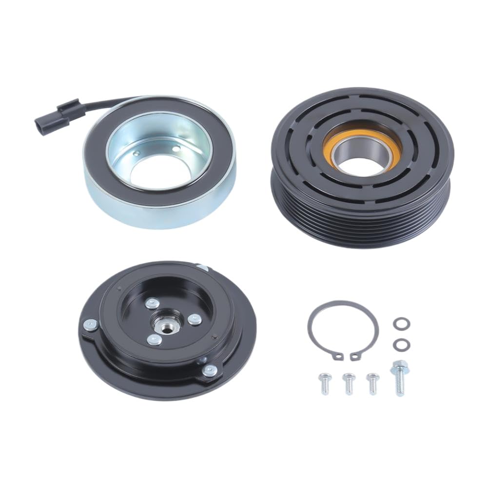 Equuqhrhh Onecolor A/C Compressor Clutch Kit 3.5L Compatible With Nissan Murano 2009 2010 2011 2012 2013 2014
