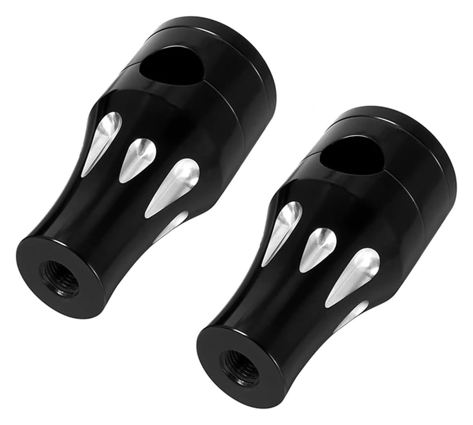 Élévateurs De Guidon pour Kawa&saki Universel 1 "7/8" Café Racer Guidon Riser Pince Montage Moto Poignée Barre Risers