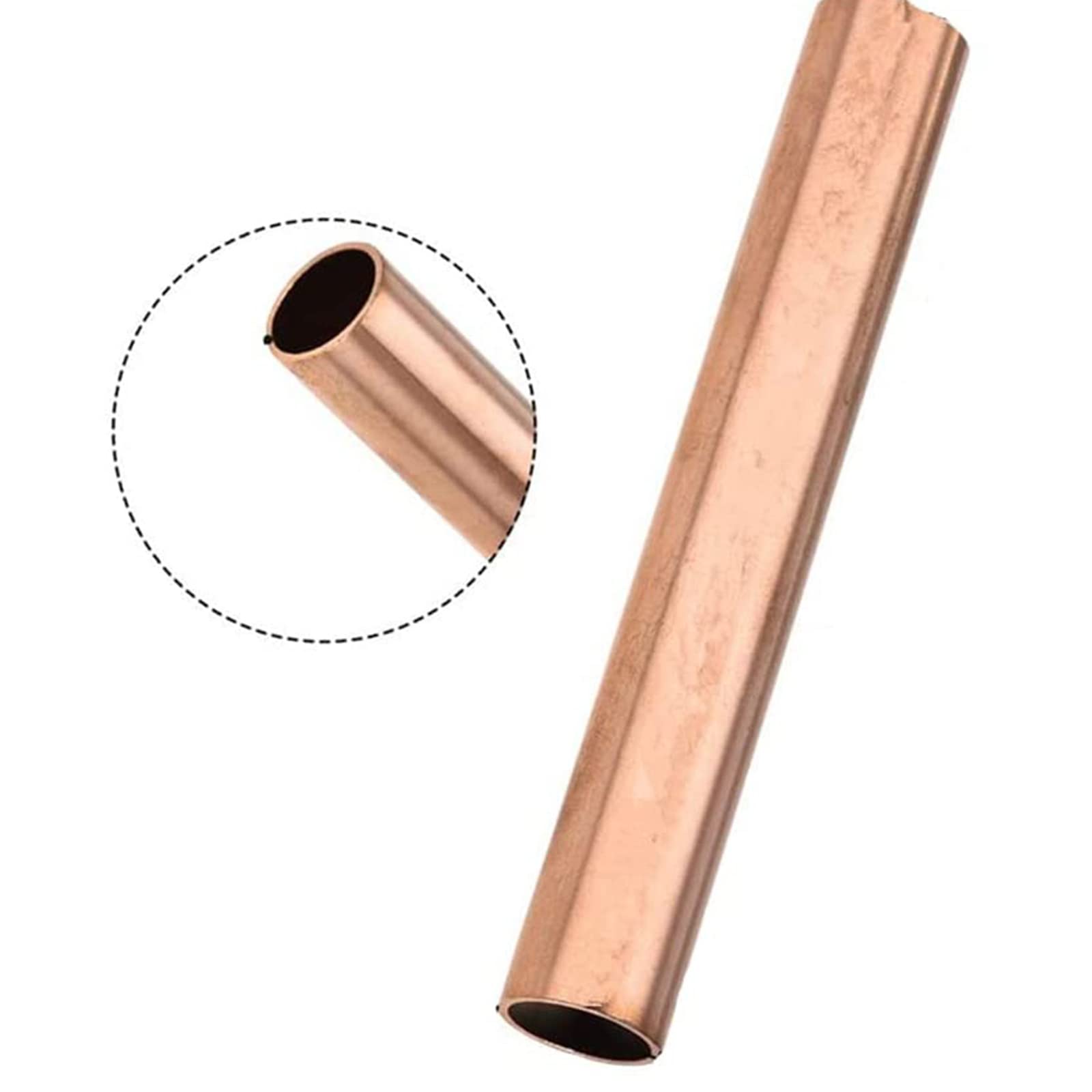 Kupferrohr, Kupferhohlrundrohr 15 mm 16 mm Außendurchmesser x 1 mm 1,5 mm Wandstärke 500 mm Länge Nahtloses Rundrohr for die Industrie(15mmx1.5mm)