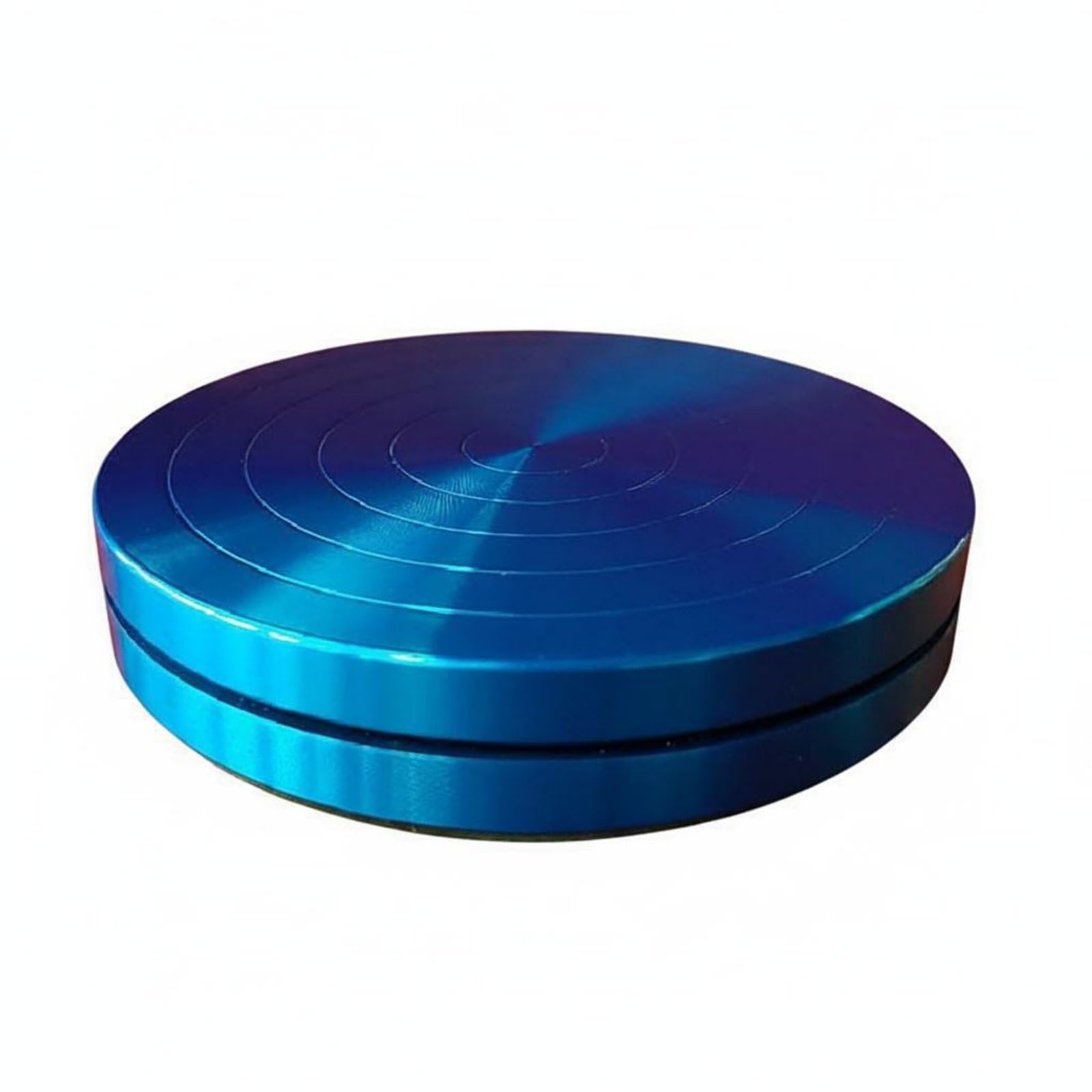 Long-Lasting Aluminum Alloy Figure Skating Rotator Anti-Slip Surface Non-Ice-Ice Rotate Coach Portable Ballet Turning Disc for Dancers, Gymnasts, Dance Studio, Home Practice, Blue, Mini|S-image-42