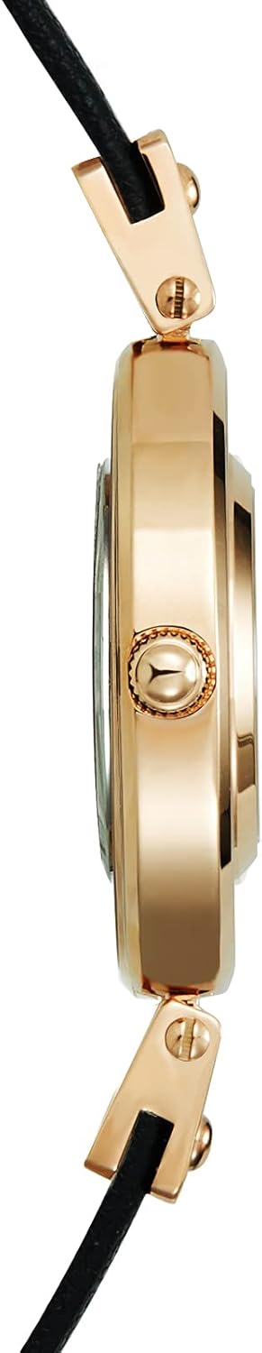 VICTORIA HYDE Small Dial Ladies Watches, Green Face Black Womens Leather Watches - Image 8