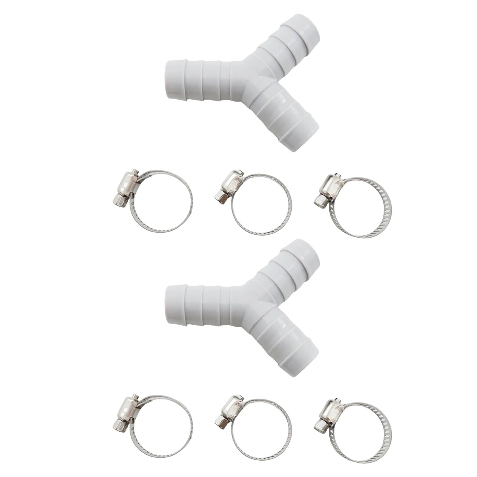 Connection Washing Machine Water Discharge Hose Y Shaped Design Drain Hose Extension for Multiple Appliances Y Type Washer Drain Pipe