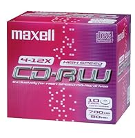 Algopix Similar Product 13 - Maxell CDRW 80 700MB 112X JC 10pac 10