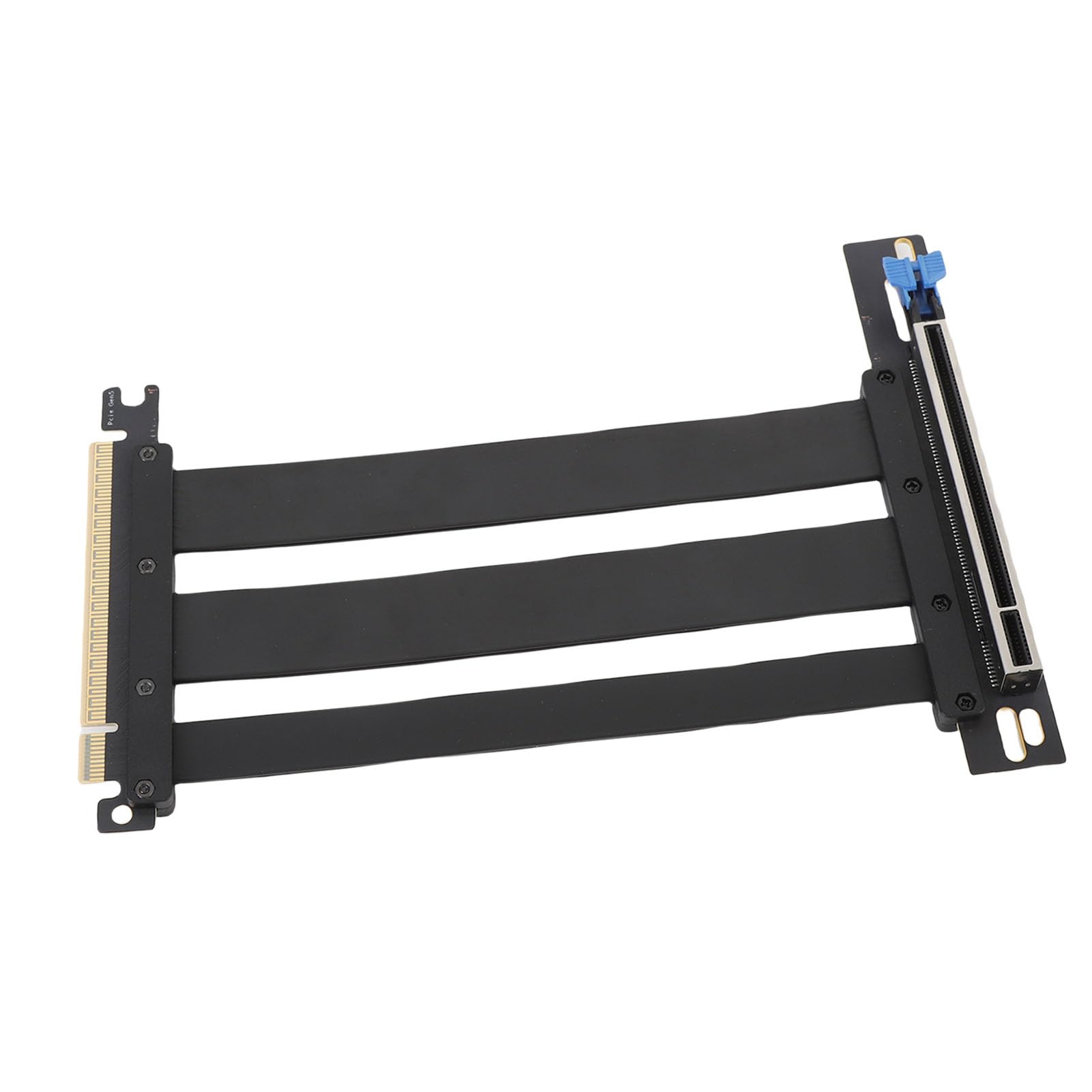 Zunate Kabel Pionowy PCIE 5.0 X16, Gen 5 GPU Graficzna Karta Przedłużacza Kabel Exter -Celd 128 Gbps 90 Stopni Adapter dla 4090 TI, PC Case Server ITX Buduje Systemy Chłodzenia Wody (15 cm)