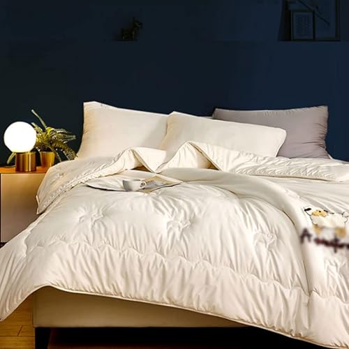 Miniatura 4 de All Season Comforter Wool Duvet Warm Quilt Duvet Deep Sleep Duvet All Year Round Duvet Double Bed Soft Fluffy Comfortable Duvet for Cold Weather