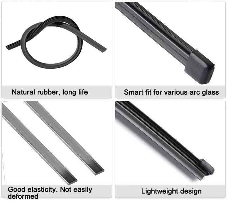 Car wiper Wiper 16" Rear Wiper Blade & Arm Set Kit For Toyota For Alphard AH10 Windshield Windscreen 2002 2003 2004 2005 2006 2007 08 Car Arm Wipers