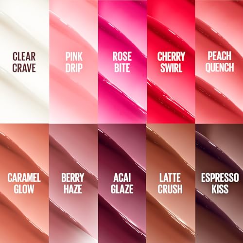 Maybelline New York Lip Tint, Aufbaubarer Lippen-Balsam, Feuchtigkeitsspendender &Ouml;l-Balsam f&uuml;r sp&uuml;rbar glattere Lippen, Verschwommen mattes Finish, Lifter Glaze, Farbe: Berry Haze