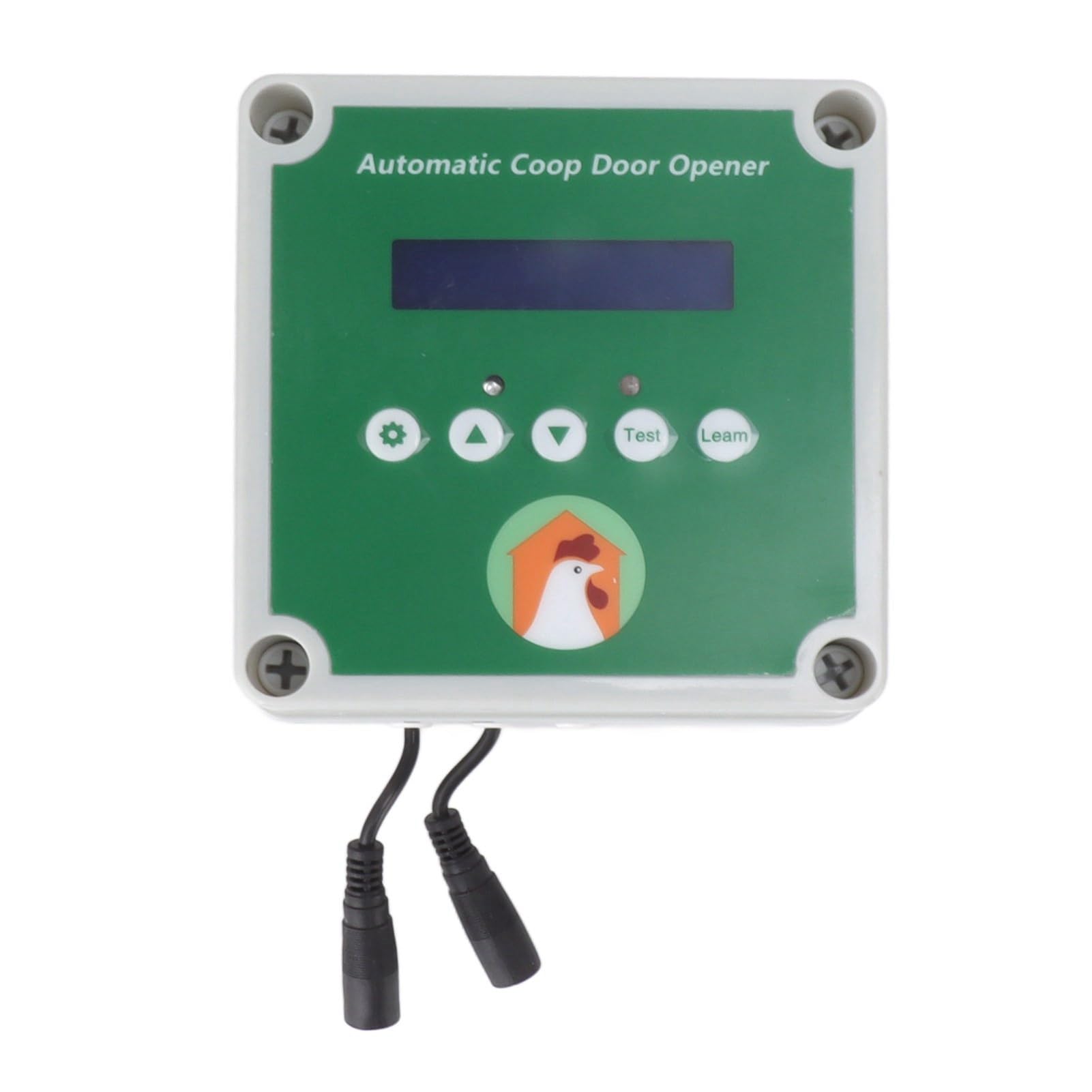 Kit di apertura automatica per pollaio, motore elettrico per porta del pollame con attuatori lineari, sensore di luce e funzionalità di controllo remoto