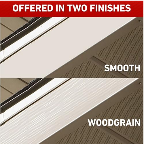 Image of Eagle 1 Aluminum /Vinyl Siding Coil (Multiple Sizes) Each Roll Includes Free 1.25 inch Matching Stainless Steel Trim Nails - Fascia Cover- Aluminum Flashing Roll (8 inch x 50 FT, White Woodgrain)