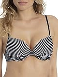 marc o'polo bikinis moderne Bademode Marc O´Polo Body & Beach Damen Beach W-Bikini-Top, schwarz (blauschwarz 001), 42B (Herstellergröße 042B)