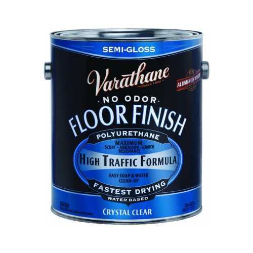 Varathane 230131 Crystal Clear Floor Finish, Semi-Gloss 1 Gallon