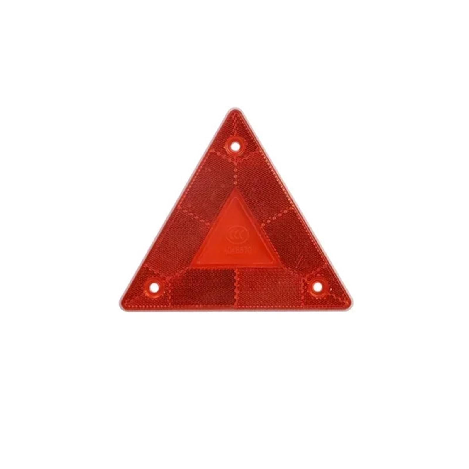 Señal de Emergencia triángulo Reflector de Advertencia Triangular, Tablero Muestra, Rojo, Placa señal Parada camión(4pcs)