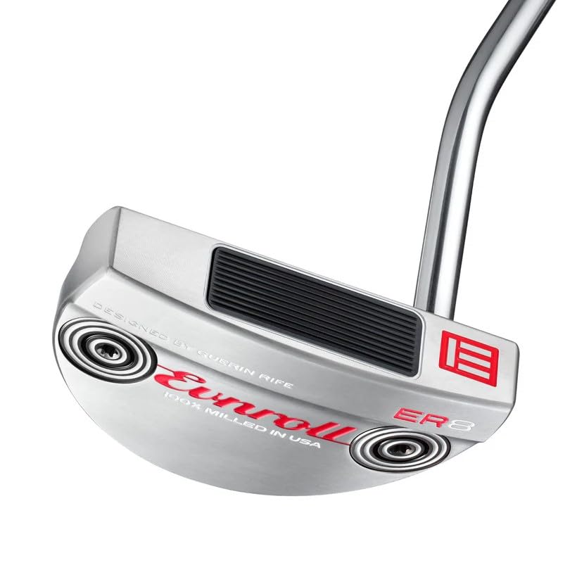 Evnroll Putters Neo Classic ER8 Mallet Satin Silver Putter, 34