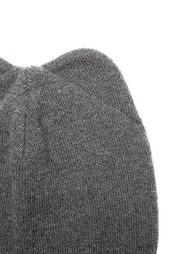 Gorro de invierno para niños y niñas de 3 a 8 años en punto de lana fina y suave 5