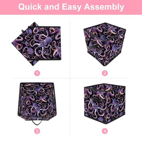 Panier de rangement pliable Oxford pour étagère de 27,9 cm - 7
