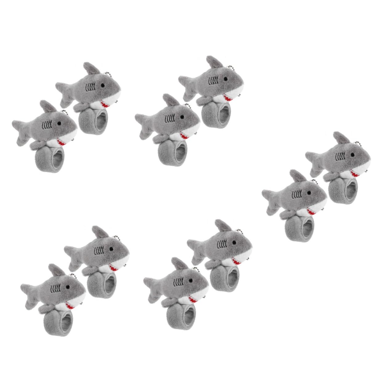 Hemobllo 10 Piezas Pulsera de Peluche de Pulsera de Golpe Suave y para Fiesta Temática Infantil Banda de Muñeca Animal de Peluche Hugger para Cumpleaños