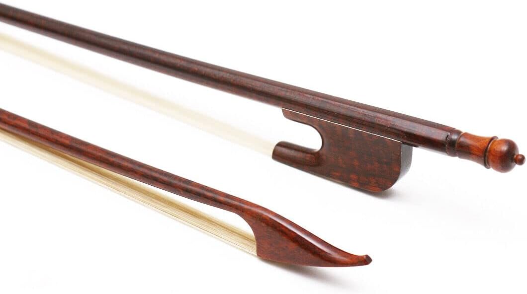 4/4 full size Violin Bow Snakewood Baroque Style bow Well balance Natural Horse Hair