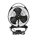 Caframo Bora. 12V Marine Fan. Direct Wire, Low Draw, 5000 Hour Motor Life. Black, 6.5” x 3.0” x 9.5”