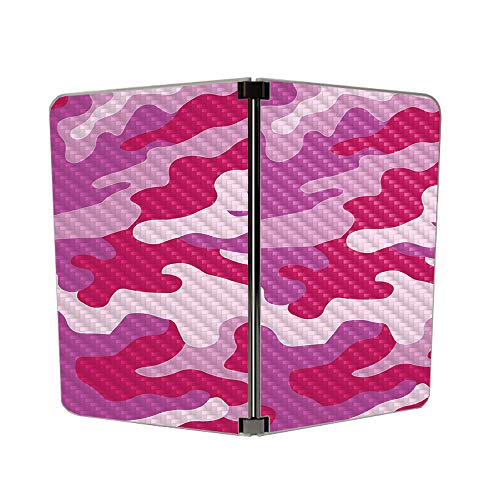 Image of MIGHTY SKINS MightySkins Carbon Fiber Skin for Microsoft Surface Duo - Pink Camo | Protective, Durable Textured Carbon Fiber Finish | Easy to Apply, Remove, and Change Styles | Made in The USA