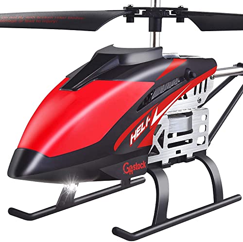 GoStock RC Helicopters, 2.4GHz Remote Control Helicopter with Altitude Hold, One Key take Off/Landing,Gyro Stabilizer and High &Low Speed, LED Light for Fly Mini RC Helicopter Toy for Kids&Adult