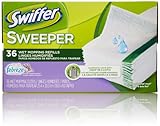 Swiffer Sweeper Wet Mop Pad Refills for Floor Mopping and Cleaning, All Purpose Multi Surface Floor Cleaning Product, Lavender Vanilla and Comfort Scent, 36 Count