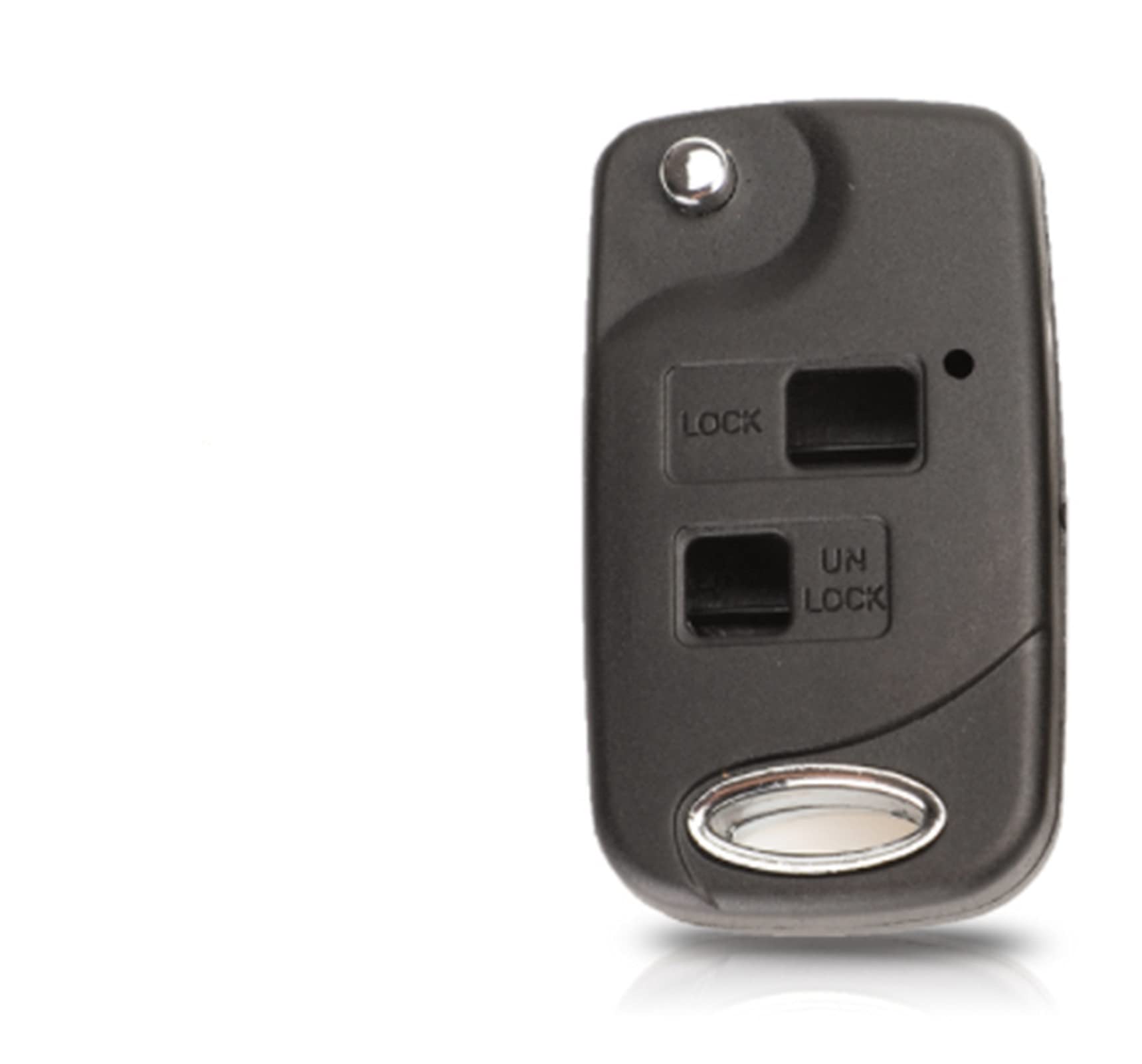 QINQIN LUQIQI Flip 2 Button Remote Key Shell Fit For Toyota RAV4 Avalon Echo Prado Tarago Camry Tarago TOY43 / TOY47 TOY48 Fob Case (Number of Buttons : With TOY43 Blade)