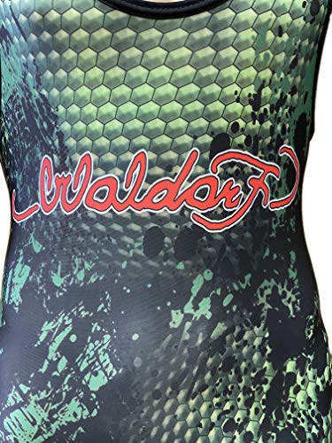 Woldorf Usa Wrestling Singlet Green Snake Digital Sublimation (Medium) #TOP7