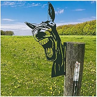 CCWORAN Metal Chicken Garden Ornaments For Fences Decorations Outdoor Home Chicken Animals Garden Decor Sculptures Rusty Cast Iron Silhouettes Tree Yard Wall Art Gift Chicken