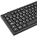 Rii Teclado RK907 Ultra-Slim. Compacto. con Cable. Teclado para Mac, PC, Compatible...