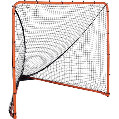 VEVOR Folding Lacrosse Goal, 6' x 6' Lacrosse Net, Portable Backyard Lacrosse Training Equipment,...
