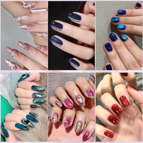 Set de esmaltes gel magnéticos Crystal Cat Eye miniatura 5