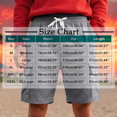 Image of Men's Hiking Shorts Tactical Quick Dry Work Cargo Shorts Summer Knee Length Pants Summer Fashion Casual Clothes