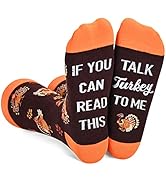 ZMART Turkey Socks for Women Turkey Socks Men, Turkey Gifts, Funny Autumn Holiday Socks Unisex Th...