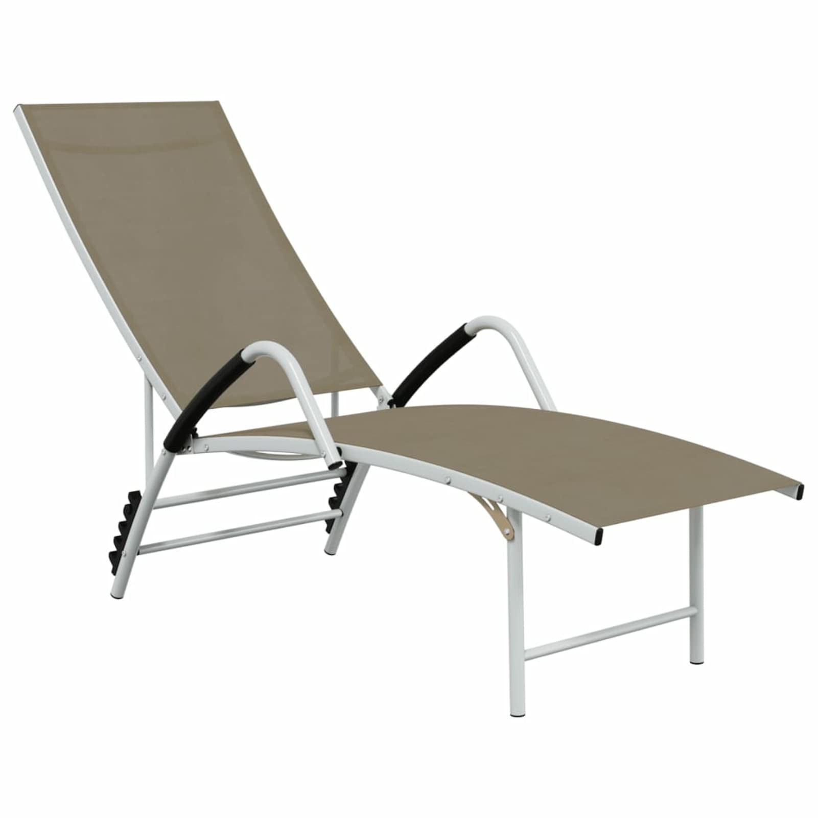 Homgoday Decor mobilny leżak przeciwsłoneczny z tkaniny tekstylenowo-aluminiowej do kretu, leżaki do opalania, meble rozkładane sofy, leżaki ogrodowe, leżak ogrodowy do basenu na zewnątrz meble