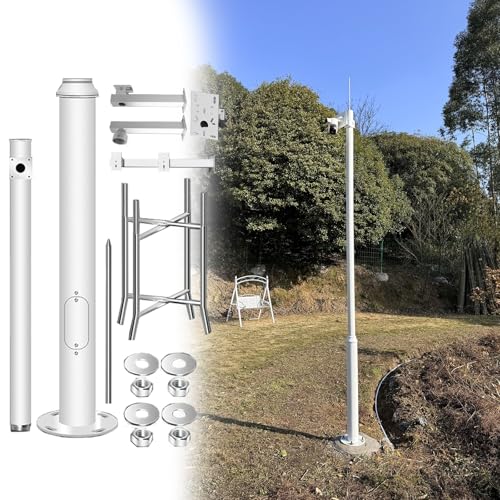 Supporto esterno di Palo della telecamera di sorveglianza con la scatola di giunzione, accesso del cavo per le colonne solari dell'iluminazione pubblica, sistemi di sicurezza