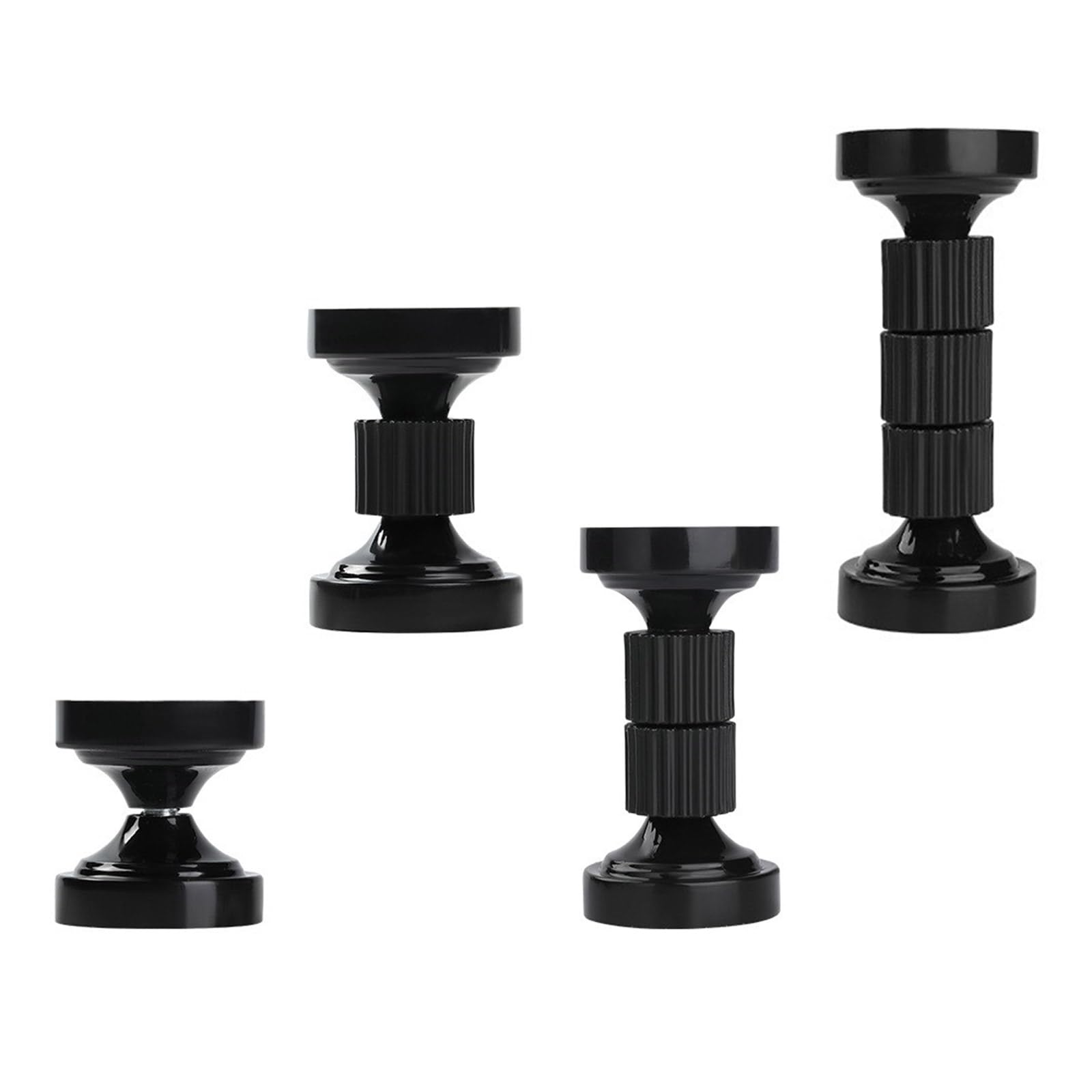 4Pcs Headboard Stoppers Telescopic Adjustable Furniture Fixators Bedside Stabilizer Hardware Adjustable Threaded Bed Frame Anti-Shake Tool