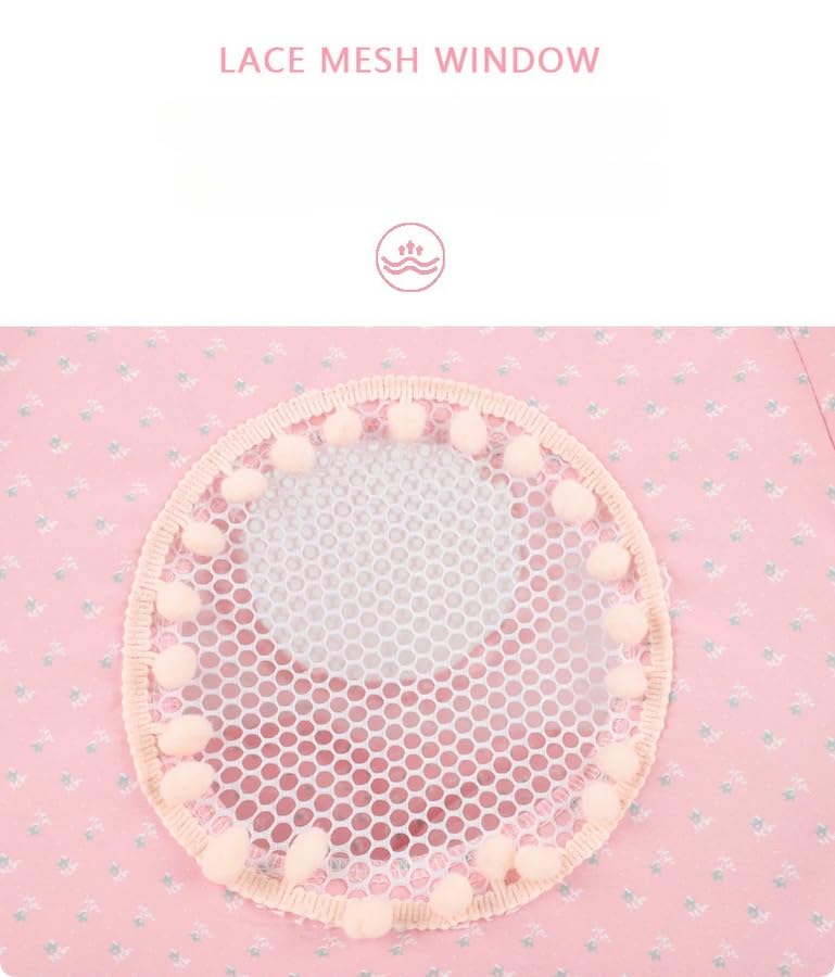 Pet Princess Cat Bed Sweet Princess Cat Bed Foldable Cats Tent Dog House Bed Kitten Dog Basket Beds Cute Cat Houses Home Cushion Pet Kennel Products (Green&Yellow, Medium)